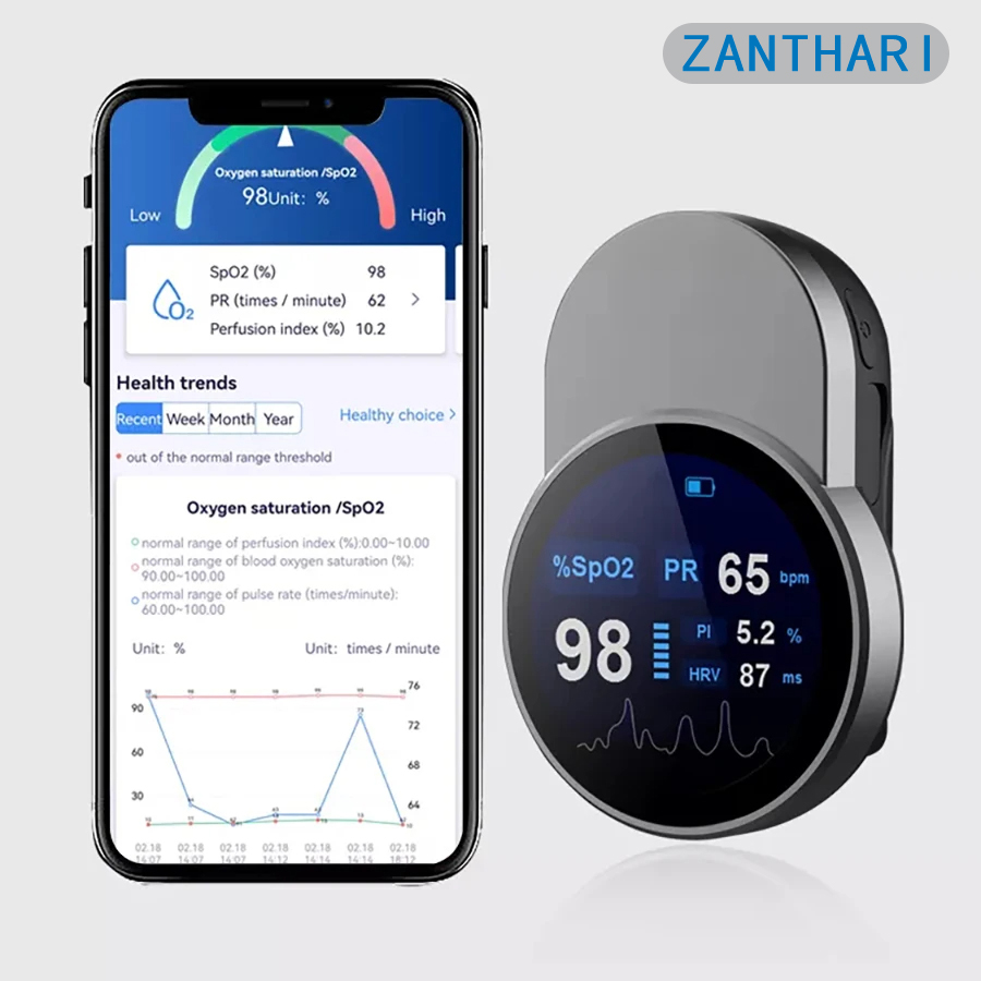 Pulse Oximeter Fingertip Rechargeable - 손가락에 착용하는 휴대용 맥박 산소 포화도