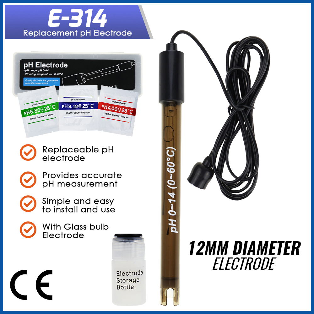 Ph Meter Digital Water Tester - Ph 계량기 Ph Sonde 풀 BNC