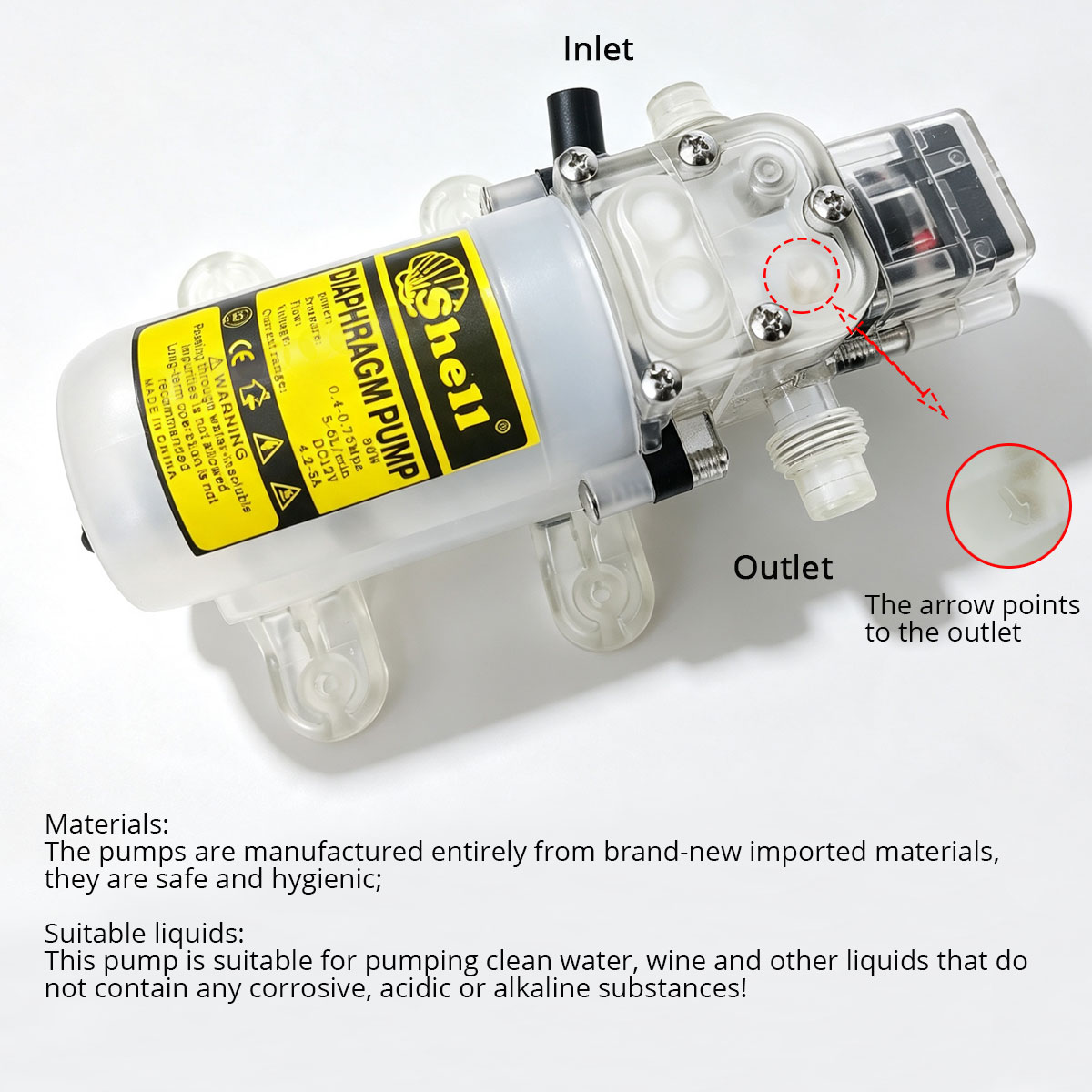 12V 80W 식품 등급 다이어프램 펌프 자흡식 액체  - Mini Peristaltic Pump 12V 리뷰 및 가격