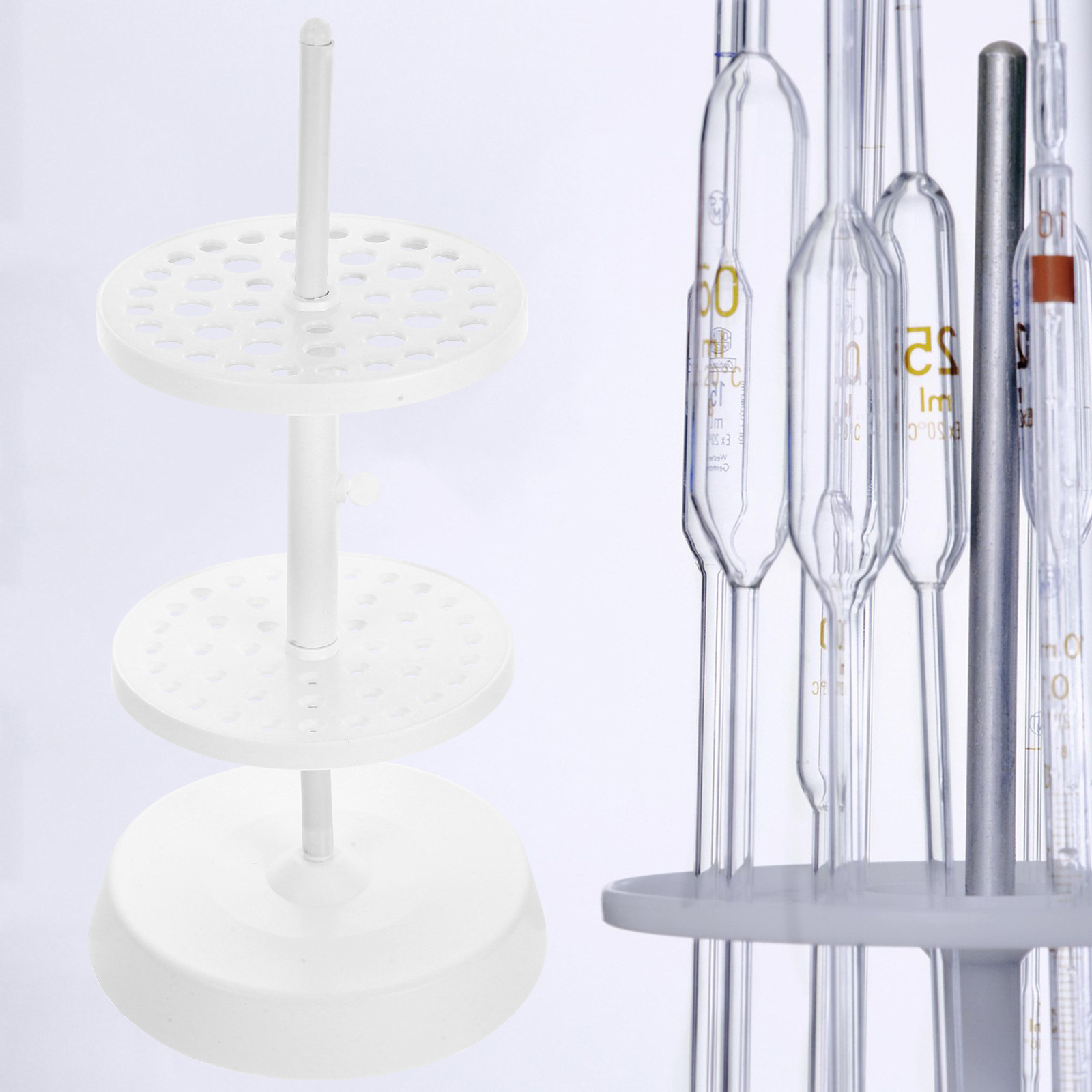 플라스틱 피펫용 원형 스탠드, 실험실용 수직형 홀더,  - Lab Equipment 리뷰 및 가격