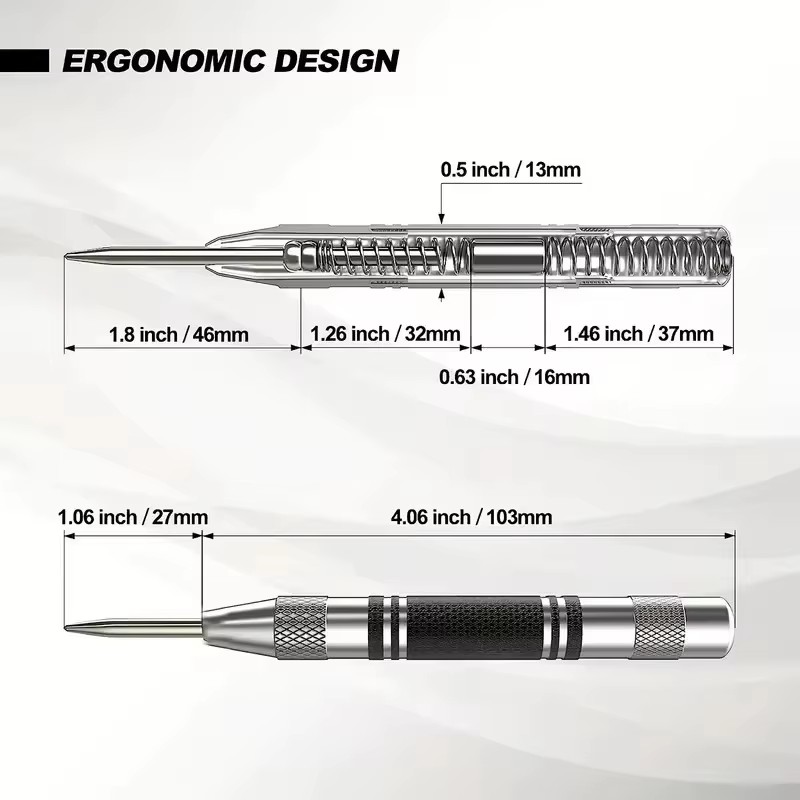 자동 센터 펀치, 구멍 표시기, 목재/금속/강철용, 스 - Industrial Tools 리뷰 및 가격
