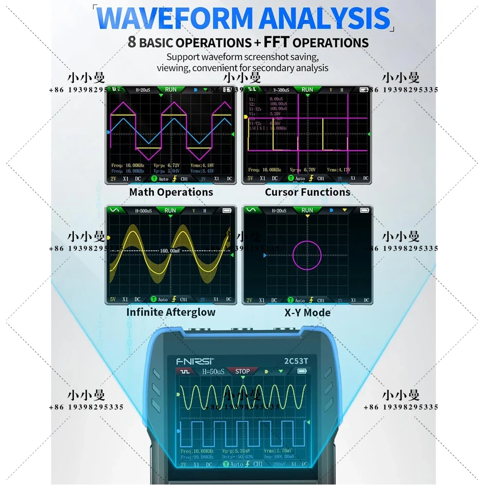 FNIRSI 2C53T 업그레이드된 휴대용 오실로스코프 - Fnirsi Digital Oscilloscope Handheld 리뷰 및 가격