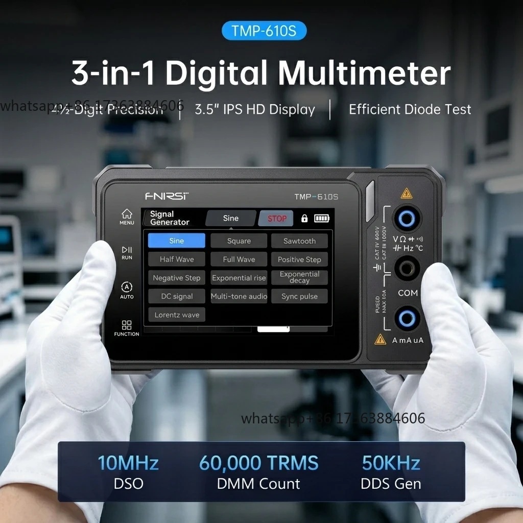 FNIRSI TMP-610S 디지털 멀티미터, 60,0 - Fnirsi Digital Oscilloscope Handheld 리뷰 및 가격