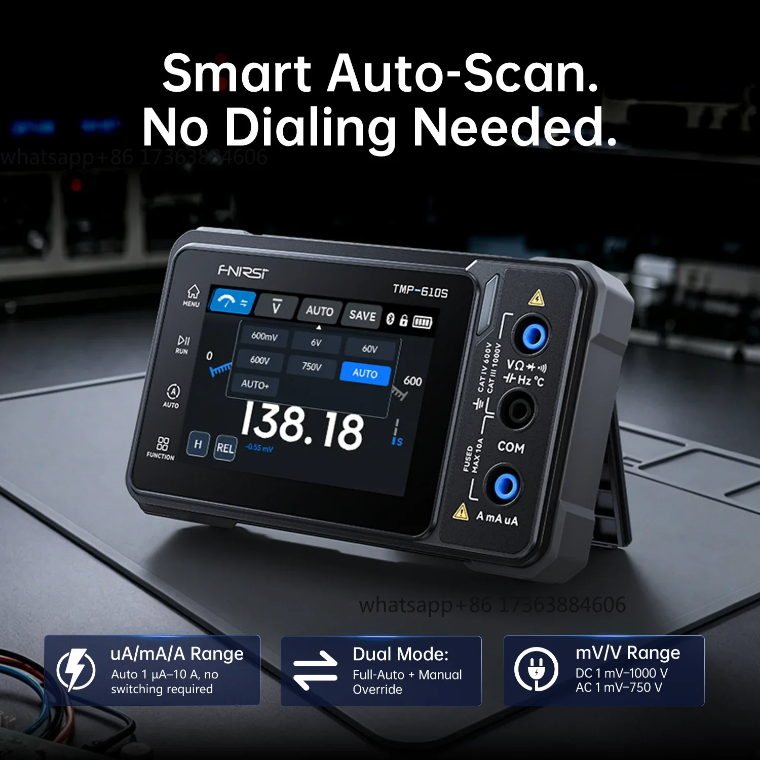 FNIRSI TMP-610S 디지털 멀티미터, 60,0 - Fnirsi Digital Oscilloscope Handheld 리뷰 및 가격