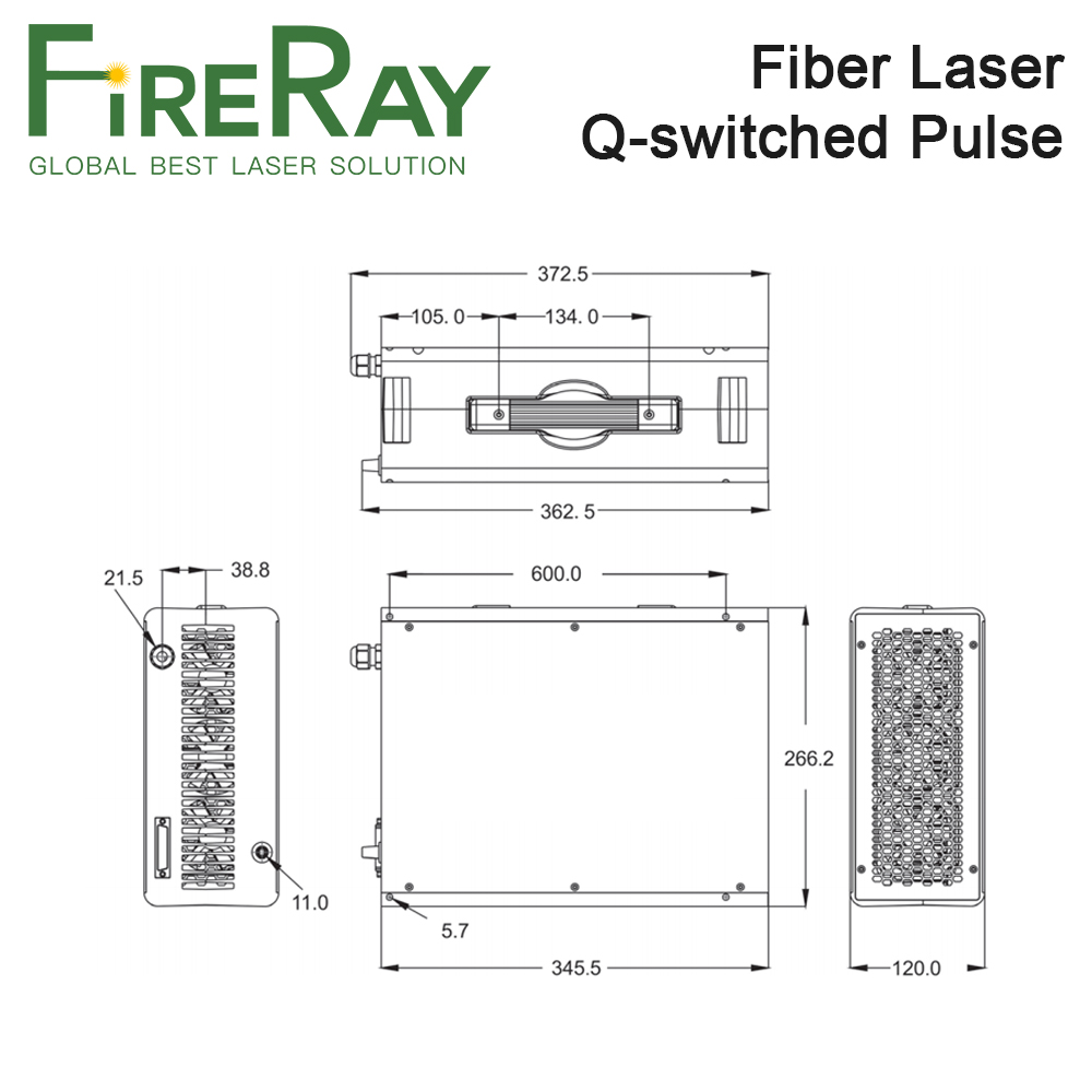 FireRay MAX Q-스위치 펄스 광섬유 레이저 소 - Fiber Laser Marking Machine 30W 리뷰 및 가격