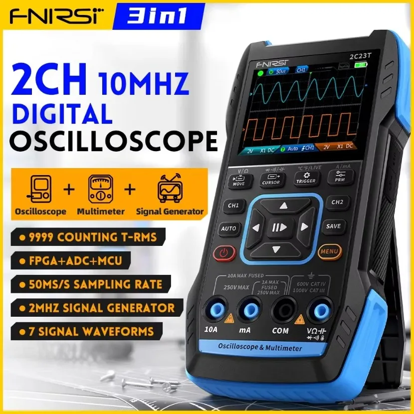 FNIRSI 2C23T 휴대용 디지털 오실로스코프 겸  - Fnirsi Digital Oscilloscope Handheld 리뷰 및 가격