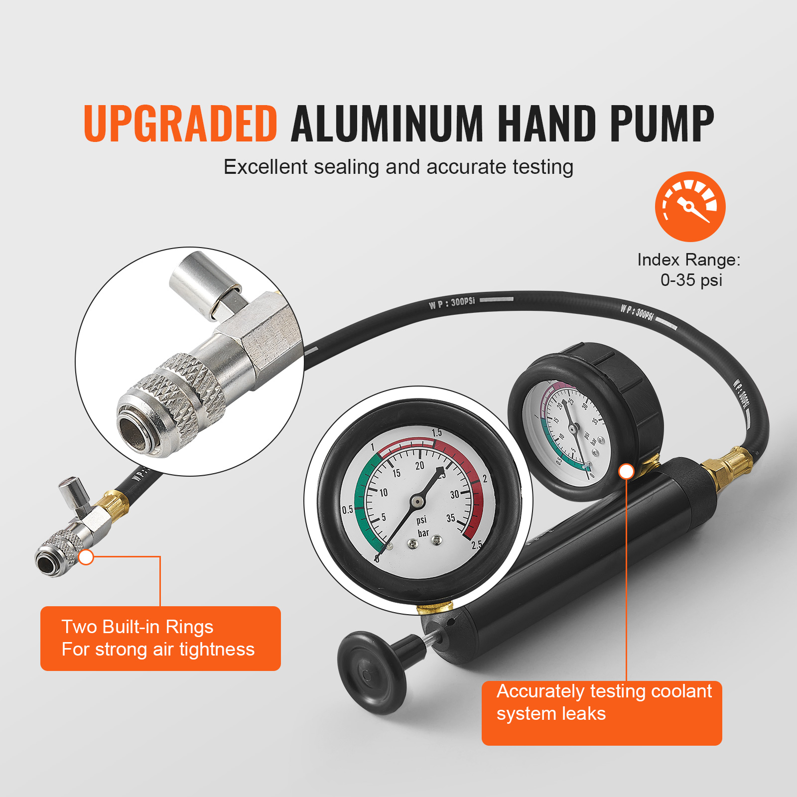 28개로 구성된 범용 라디에이터 압력 테스트 키트, 수 - Vacuum Chamber Kit With Pump 리뷰 및 가격