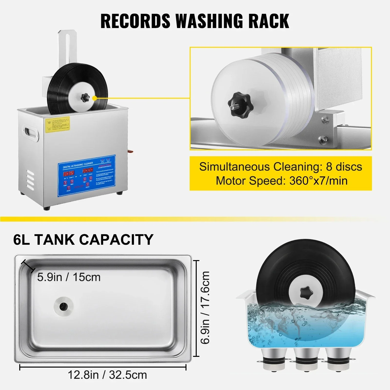 SIHAO 산업용 초음파 부품 세척기(6/15/30L) - Ultrasonic Cleaner 30L Industrial 리뷰 및 가격